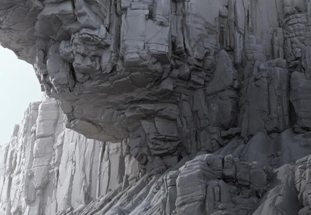 4000张岩石场景高清图绘画参考素材下载的图片