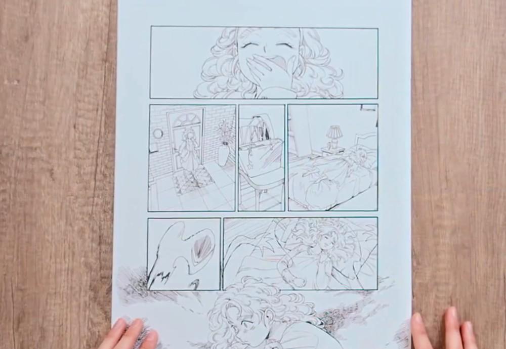 日系漫画插画人物角色绘画实战全套视频教程的图片