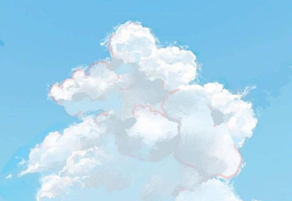 小云朵的画法的图片